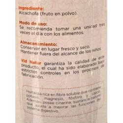 Alcachofa en Cápsulas 250 mg  x 90 u - Vid Natur